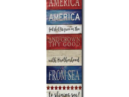 America God Shed His Grace on Thee  by Cindy Jacobs, Canvas Wall Art Online