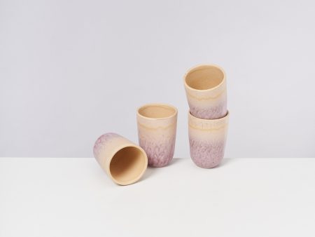 Copa Alto 4er Set Becher groß pastellrosé Supply