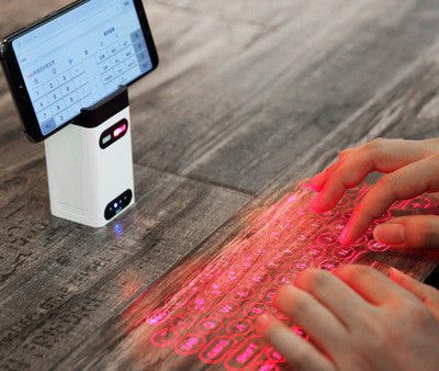 LEING FST Virtual Laser Keyboard Bluetooth Wireless Projector Phone Keyboard For Computer Pad Laptop With Mouse Function Discount