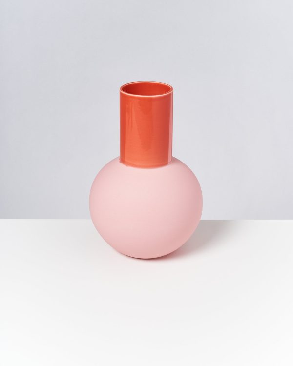 Bola Vase L rosé coral Sale