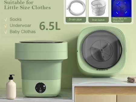 Mini Foldable Washing Machine Portable Mini Socks Underwear Panties Washing Machine Big Capacity 3 Models With Spinning Dry Gadgets Online now