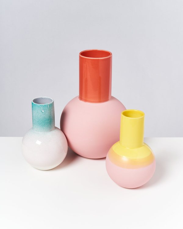 Bola Vase L rosé coral Sale