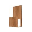 LAMPARA DE PARED EN ACABADO DE MADERA Hot on Sale