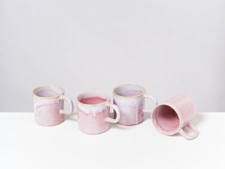 Cordoama 4er Set Tasse groß rosé Online now