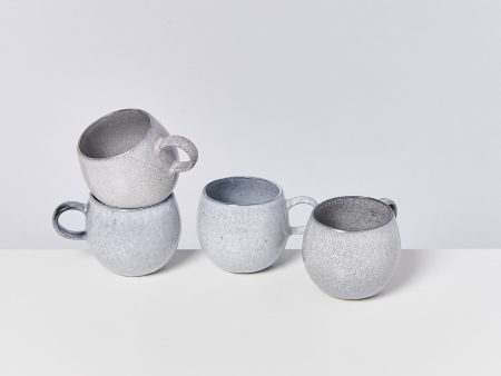 Mae 4er Set Tasse groß grau Hot on Sale