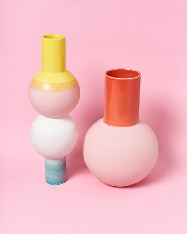 Bola Vase L rosé coral Sale