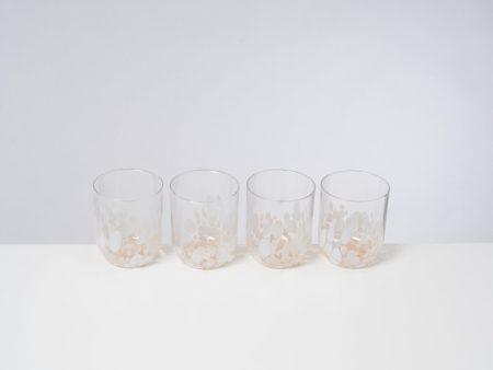 Alegria 4er Set Glas groß drops sand Sale