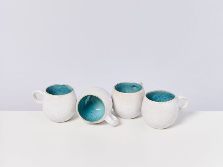 Areia 4er Set Tasse klein aqua Discount