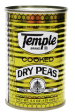 Temple Cooked Dry Peas 155g distributed by Sunrise For Discount