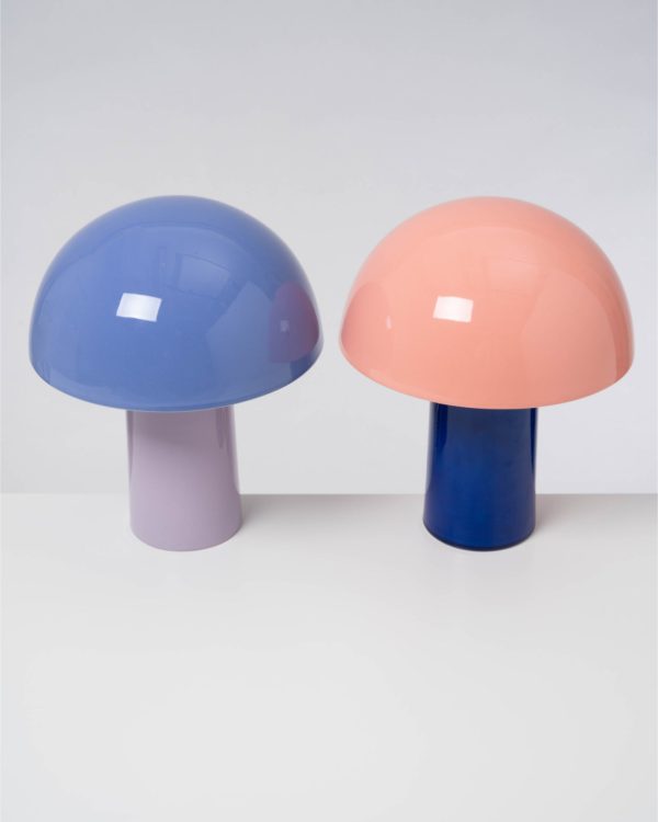 Cogumelo Keramiklampe cornflower lila on Sale