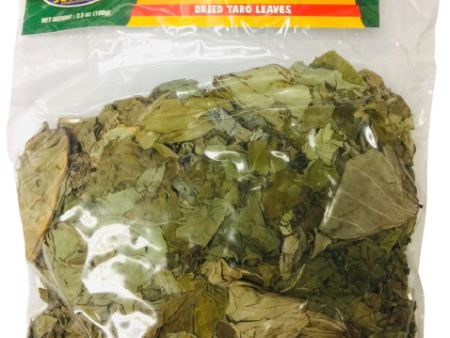 Sunrise Brand Dried Taro Leaves Dahon sa Gabi 100g, 5packs distributed by Sunrise For Cheap