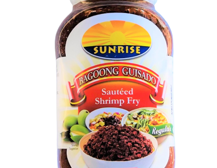 Sunrise Bagoong Guisado Alamang Sauteed Shrimp Fry Regular 12oz distributed by Sunrise For Sale