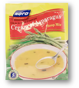 Nora Cream of Asparagus Soup Mix 70g distributed by Sunrise For Discount