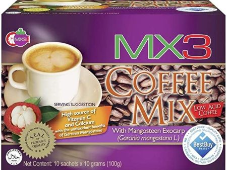 MX3 4IN1 Coffee with Mangostene 10 sachet 10g (4pcs) distributed by Sunrise Discount