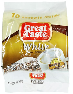 Great Taste 3 n 1 Coffee White 10pcs Sale