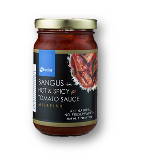 Seaking Bangus in Hot and Spicy Tomato Sauce 220g distributed by Sunrise Online now