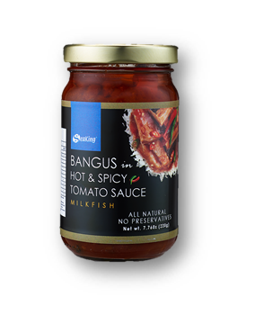 Seaking Bangus in Hot and Spicy Tomato Sauce 220g distributed by Sunrise Online now