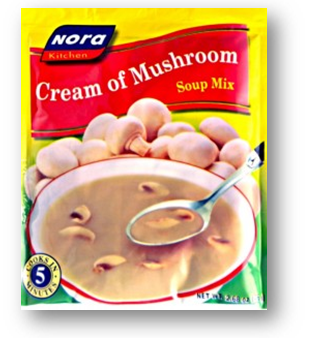 Nora Cream of Mushroom Soup Mix distributed by Sunrise Online now