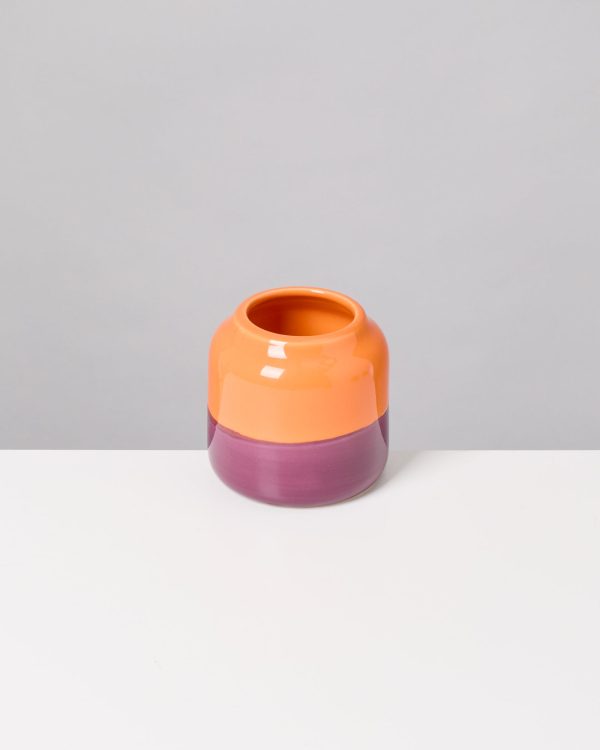 Bebé Vase orange dunkellila For Discount