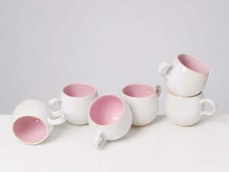 Areia 6er Set Tasse groß rosé Supply