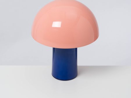 Cogumelo Keramiklampe rosa blau on Sale