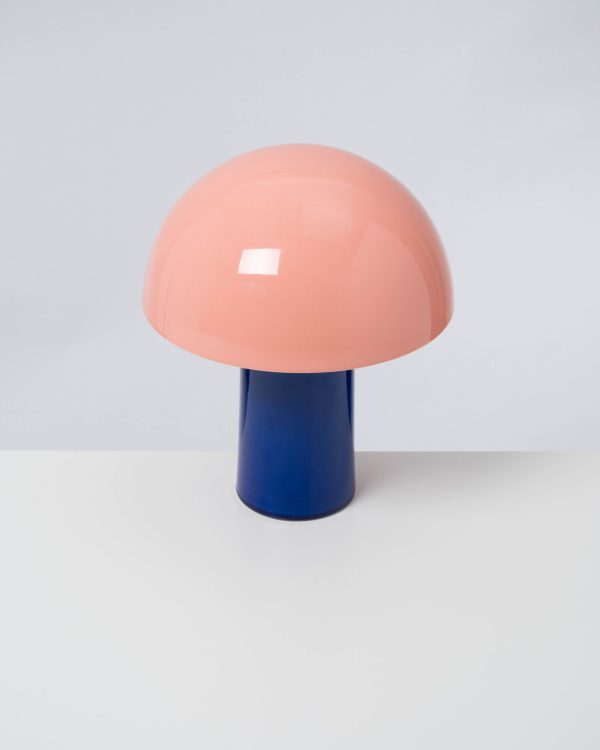 Cogumelo Keramiklampe rosa blau on Sale