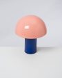 Cogumelo Keramiklampe rosa blau on Sale