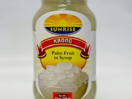 Sunrise Brand Kaong Palm Fruit in Syrup 12oz, 6 count distributed by Sunrise Online Sale