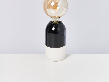 Farol Lampe schwarz weiß Sale