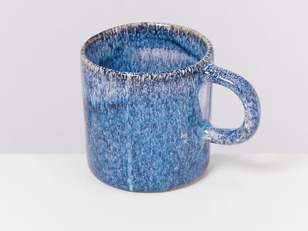 Cordoama Tasse groß blau gesprenkelt For Cheap