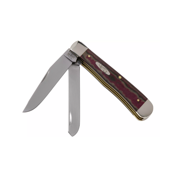 CASE KNIVES RUSTIC RED RICHLITE SMOOTH TRAPPER Online now