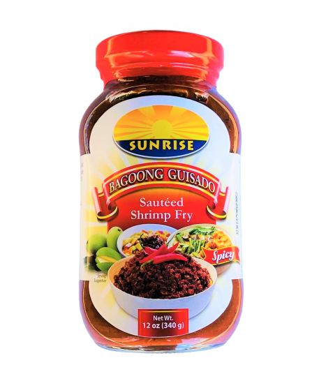 Sunrise Bagoong Guisado Spicy Sauteed Shrimp Fry 12oz distributed by Sunrise on Sale