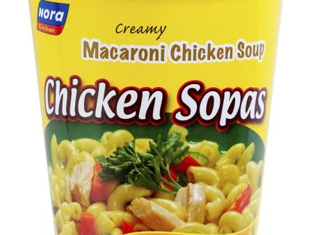 Nora Creamy Macaroni Chicken Sopas 58g distributed by Sunrise Hot on Sale