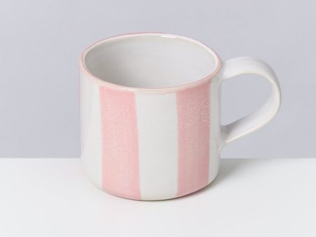 Costeira Nódoa Tasse rosa weiß gestreift Online now