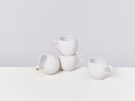 Areia 4er Set Tasse klein weiß Online Sale