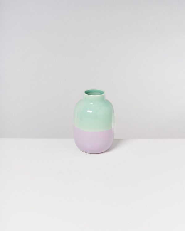 Nuno Vase M pastellmint lila Fashion