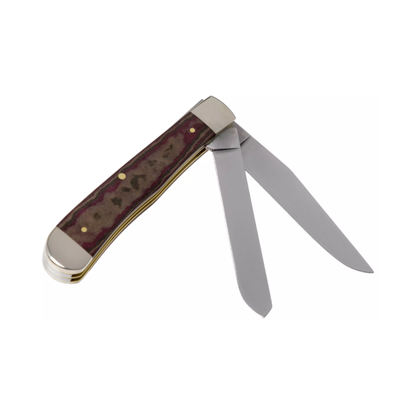 CASE KNIVES RUSTIC RED RICHLITE SMOOTH TRAPPER Online now