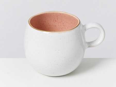 Areia Tasse groß pink mit Gold Supply