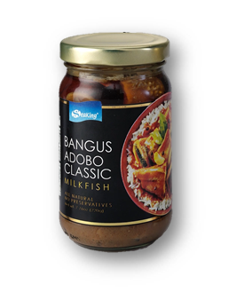 Seaking Bangus Adobo Classic 220g distributed by Sunrise Sale