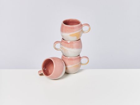 Bica 4er Set Tasse klein pink cream For Cheap