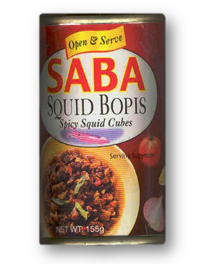 Saba Squid Bopis 155g distributed by Sunrise Online Hot Sale