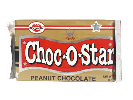 King Choco Star Peanut Milk Chocolate 24pcs distributed by Sunrise Cheap