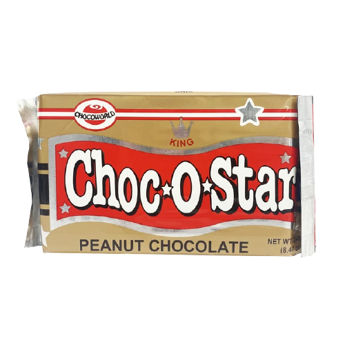 King Choco Star Peanut Milk Chocolate 24pcs distributed by Sunrise Cheap