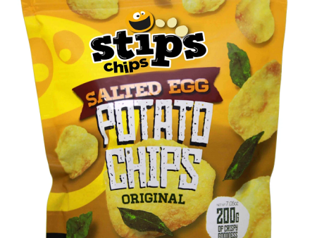 Stips Chips Salted Egg Potato Chips Original distributed by Sunrise Online now