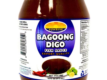 Sunrise Bagoong Digo 16oz 4pcs distributed by Sunrise For Sale