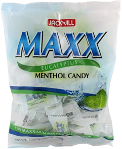 Maxx Eucalyptus Menthol Candy distributed by Sunrise Cheap