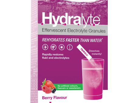 Hydralyte Electrolyte Granules Berry (12x6g) For Sale