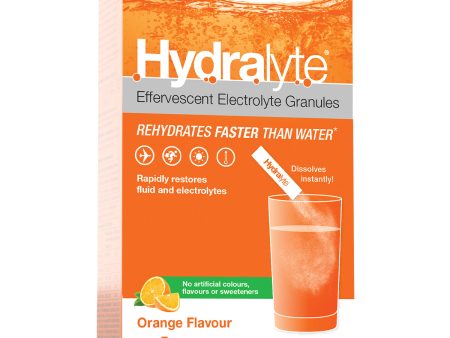 Hydralyte Electrolyte Granules Orange (12x6g) Hot on Sale