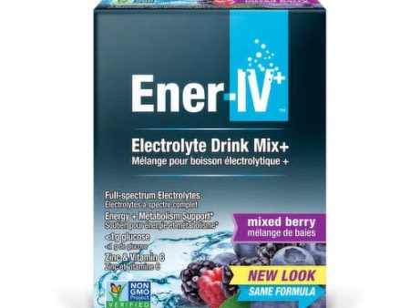 Ener-IV Electrolyte Drink Mix+ Mixed Berry (12 Pack) Online Sale